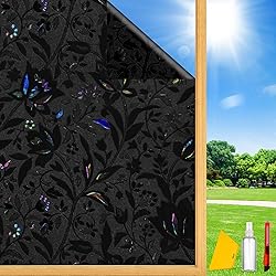 Dwersty Total Blackout Window Privacy Film