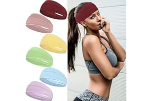 JOYOYO Unisex Headbands for Women's Hair Soft Stretchy Fabric Kylie Head Band Bandeaux Hair Accessories for Workout Gym Yoga Hair Band,100% Pure Cotton
