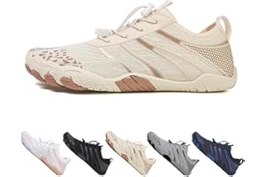 MOCHINI Hike Barefoot Shoes Grounded Footwear for Womens Men Non-Slip Wide Toe Neuropathy Beach Pool Aqua Swimming Surf Hiking Walking Quick Dry Water Shoes