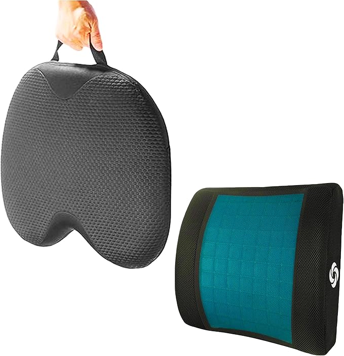 Amazon.com: Type S Comfort Gel Seat Cushion + Samsonite Lumbar Support