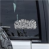 MYMKO Wildflowers Decal, Adventure Outdoor Car Window Decals, 6 Inches UV DTF Tranfer Car Stickers, Weatherproof Car Truck Window Bumper Sticker, Coquette Car Stickers and Decals for Floral Lovers