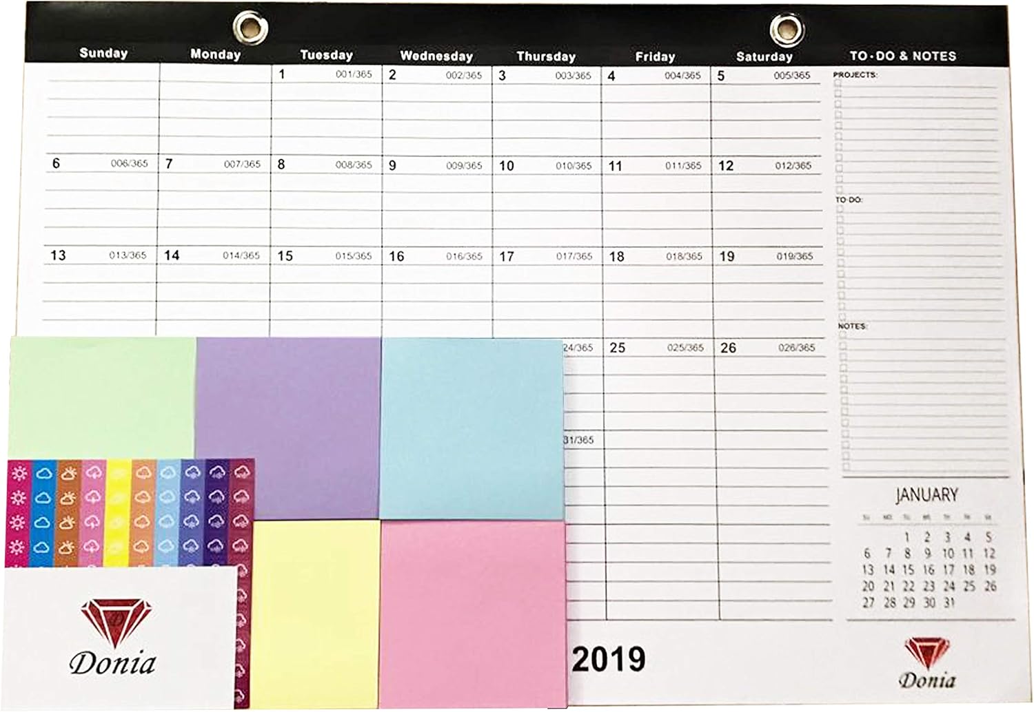 Best sticky-note desk calendar