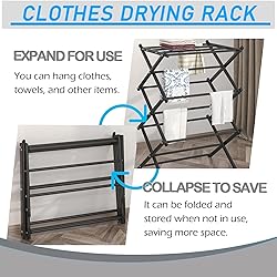 FKUO Household Indoor Folding Clothes Drying
