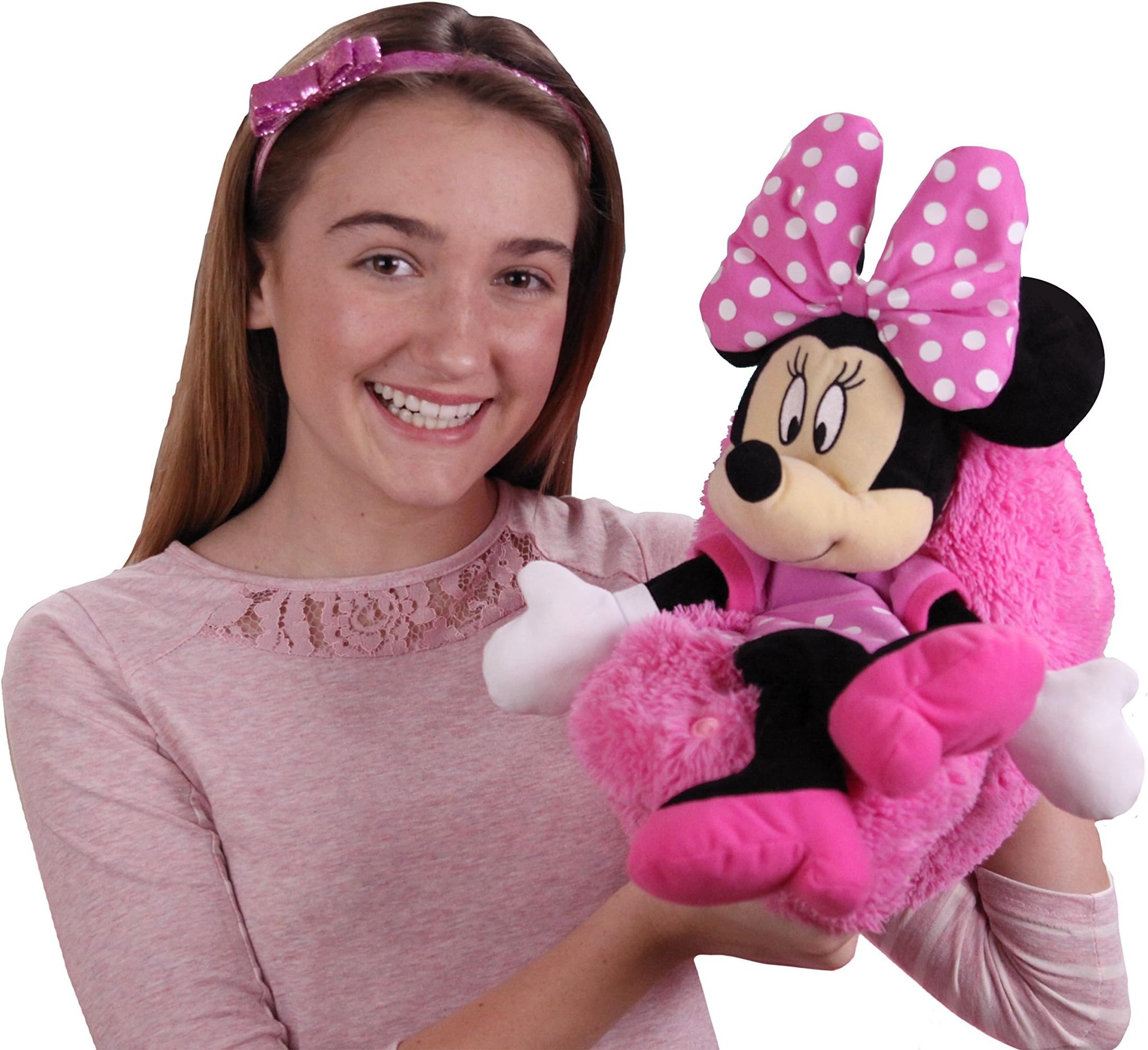 Hide Away Pets Disney Minnie Plush, 14"