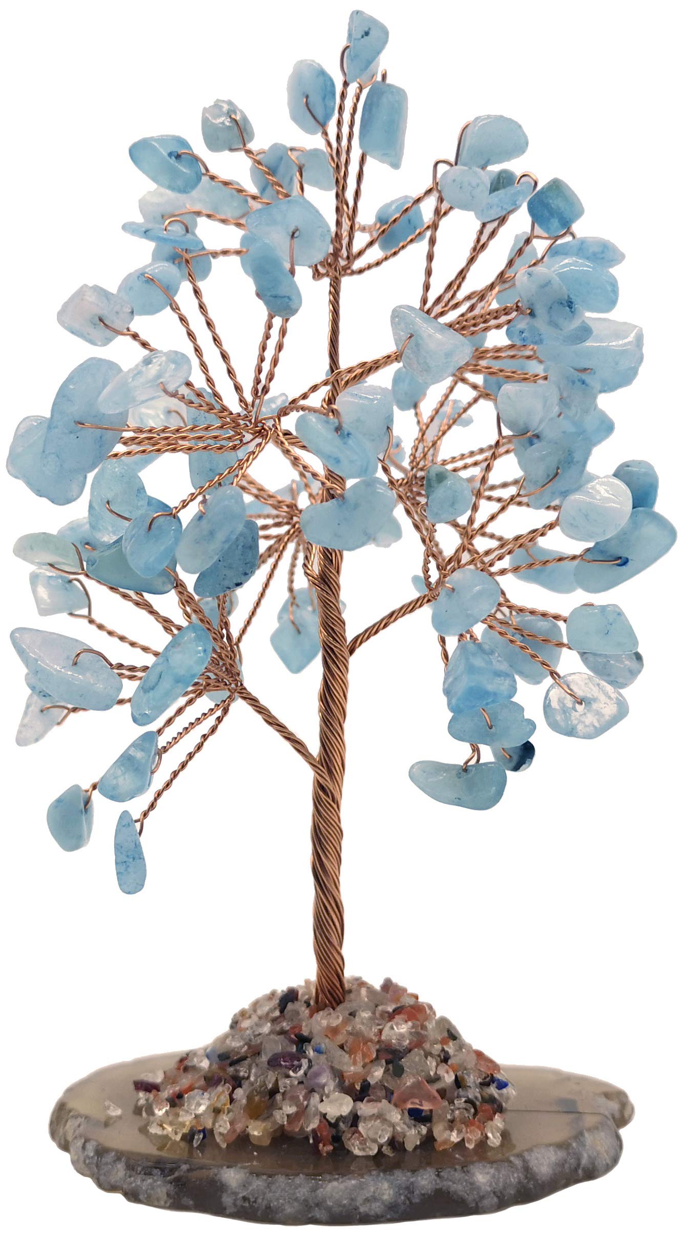 Mina Heal Healing Crystals Tree/Bonsai Tree for Home Decor, Room Decor and Office Desk, Spiritual Gifts for Energy Healing, Good Luck Gifts for Wealth & Prosperity, and Decorative Home Accessories