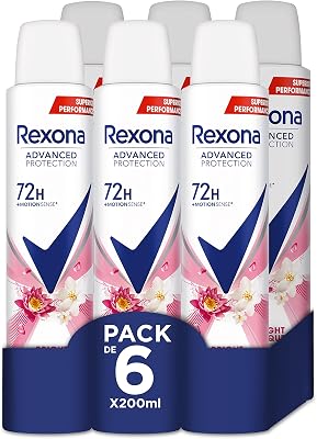 - Déodorant Advance Protection Bright Bouquet 72 h pour Femme 200 ml - Pack de 6