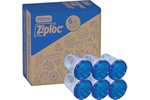Ziploc Twist N Loc Reusable Containers, Leak-Proof Lid, Keeps Food Fresh, BPA Free, Microwave, Freezer and Dishwasher Safe Fo