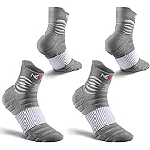 NEENCA Medical Compression Socks for Women & Men Circulation—2 Pairs, Ankle Compression Stockings for Pain Relief, Plantar Fasciitis, Swelling, Running, Nurses, Travel, Pregnancy, Flying. 20-30 mmHg