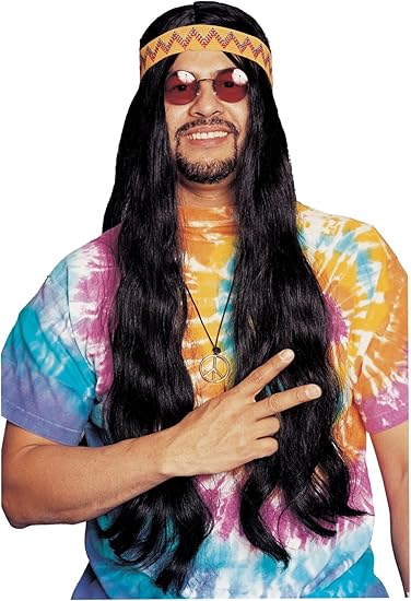 Amazon Com Costume Culture 60 S Long Hippie Wig With Headband