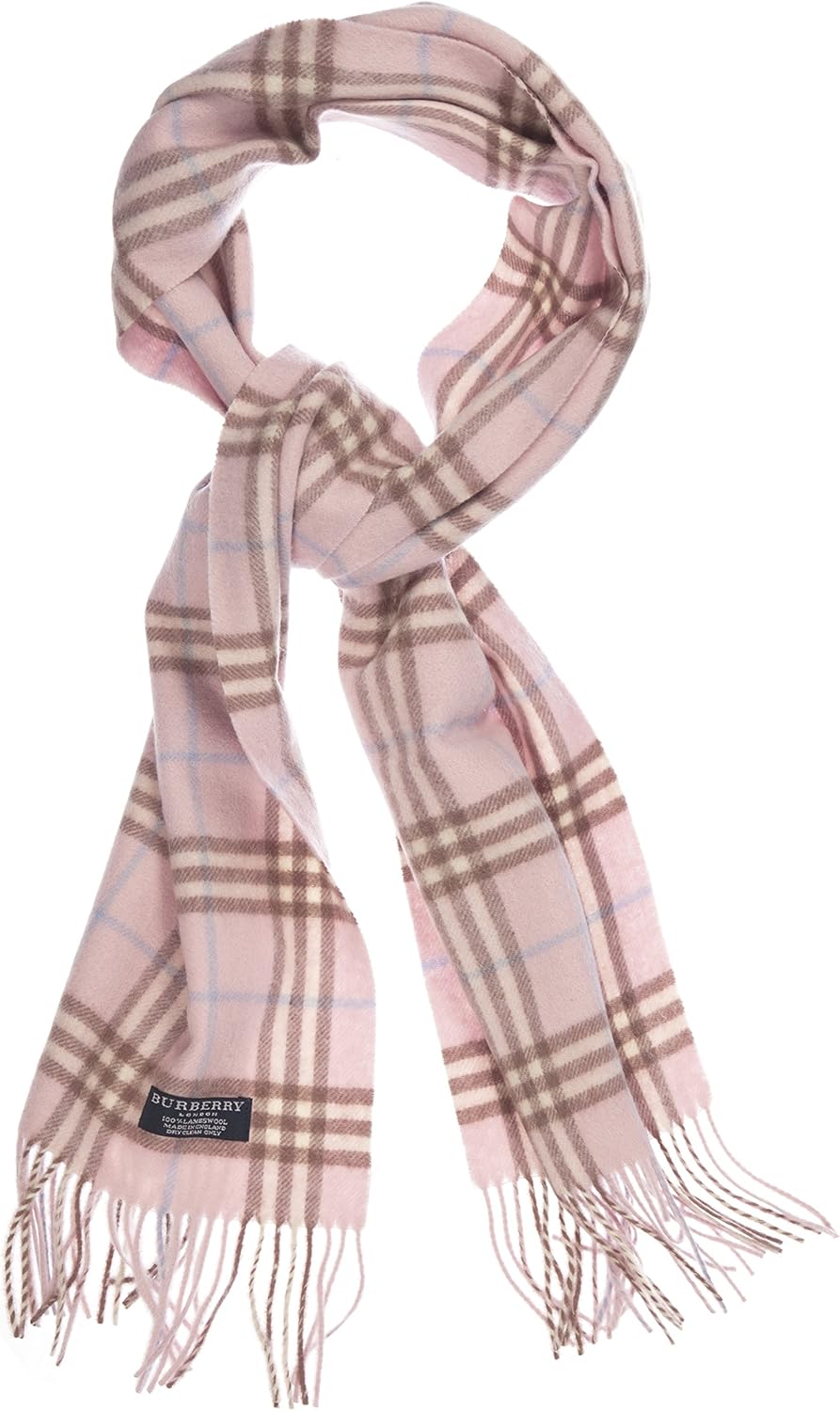 Burberry Nova Check Scarf (Baby Pink) Amazon.co.uk Clothing