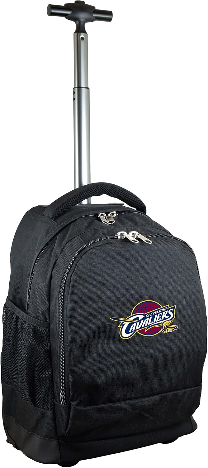 NBA Wheeled Backpack, 19-inches, Black