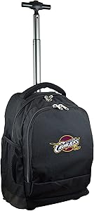 NBA Wheeled Backpack, 19-inches, Black