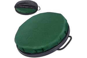 WarBull 5 Gallon Bucket Seat, 360-Degree Swivel Seat Foam Cushion Bucket Seat Lid with Waterproof Cover for Dove Duck Hunting, Fishing, Baseball, Gardening and Camping