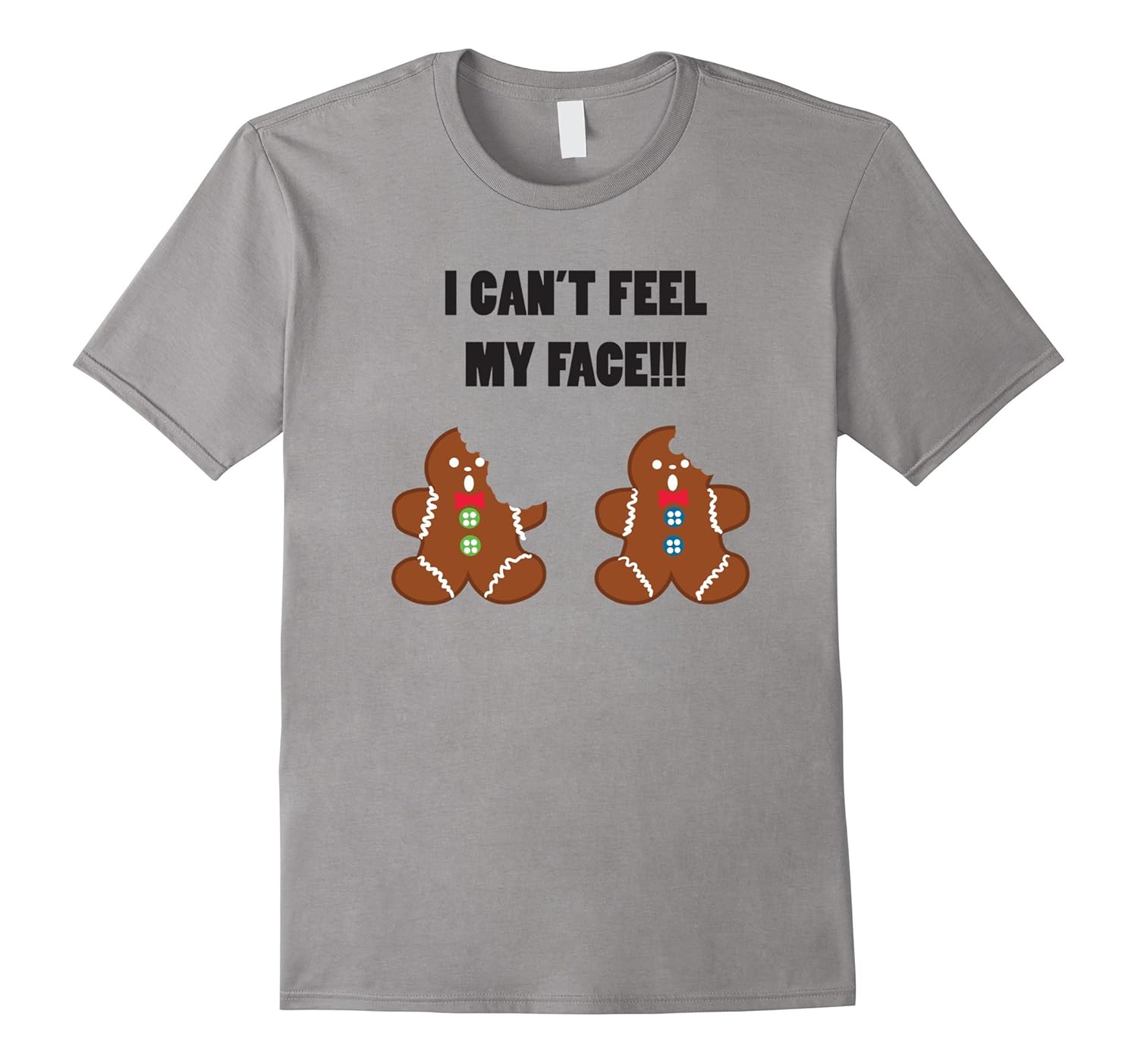 Gingerbread Men Funny Christmas Tee Shirt - Adult T Shirt-ANZ