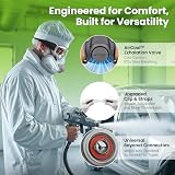 AirGearPro M-500 Reusable Respirator Mask with A1P2 Filters | Anti-Dust Gas view 5