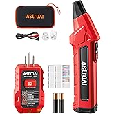 AstroAI Circuit Breaker Finder with GFCI Outlet Tester, Electrical Tester Tool for Home/Workshop Circuit Tracing, Quickly Locates Breakers with Indicators