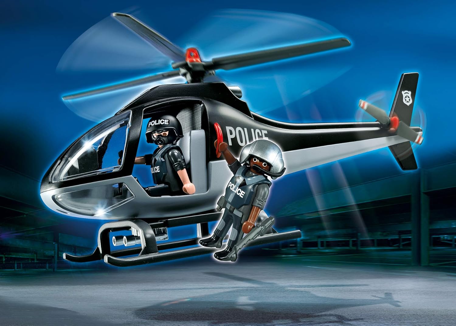 playmobil tactical unit helicopter
