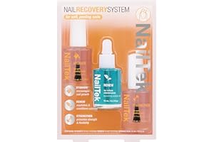 Nail Tek Recovery Kit – Nail Repair for Damaged Nails, Hydrate, Renew, & Strengthen Nails Treatment, Made in USA, 0.5 fl oz each