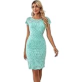 ODCOCD Women's Lace Dress/Cocktail Party Dress/Wedding Guest & Bridesmaid Dresses