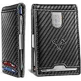 BULLIANT Men Wallet Airtag&Standard Use,Slim Front Pocket Wallet Money Clip for Gifg Men RFID Blocking 11Cards