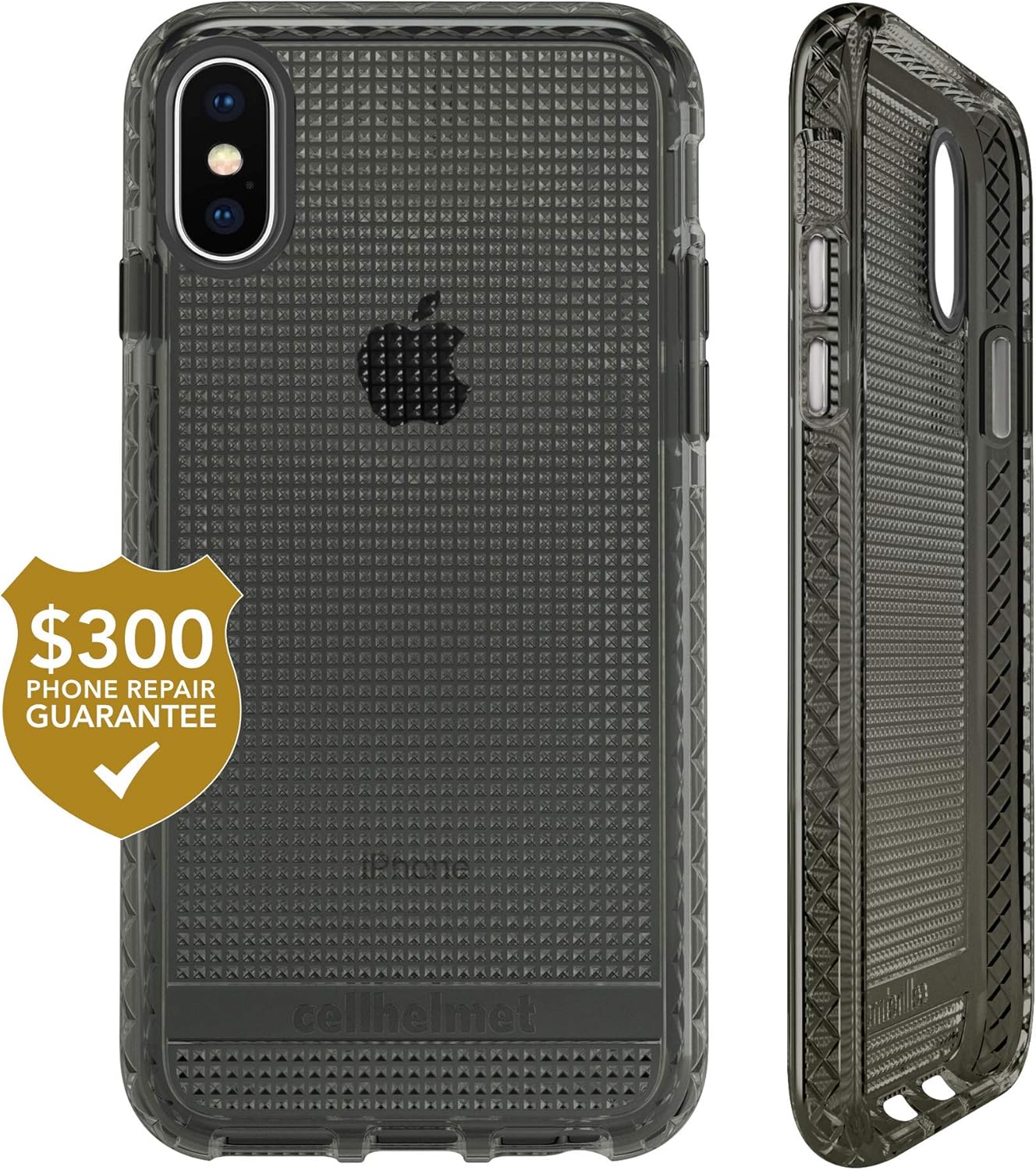 cellhelmet Altitude X Pro Series Black Phone Case for Apple iPhone Xs Max |&nbsp;$300 Repair Guarantee | As Seen on Shark Tank | in Retail Package