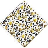 Gorgeous Island 21x21 inches 100% Cotton Bandana for Women - Soft Square Scarf, Multi-Purpose Head Covering, Hair Bandana