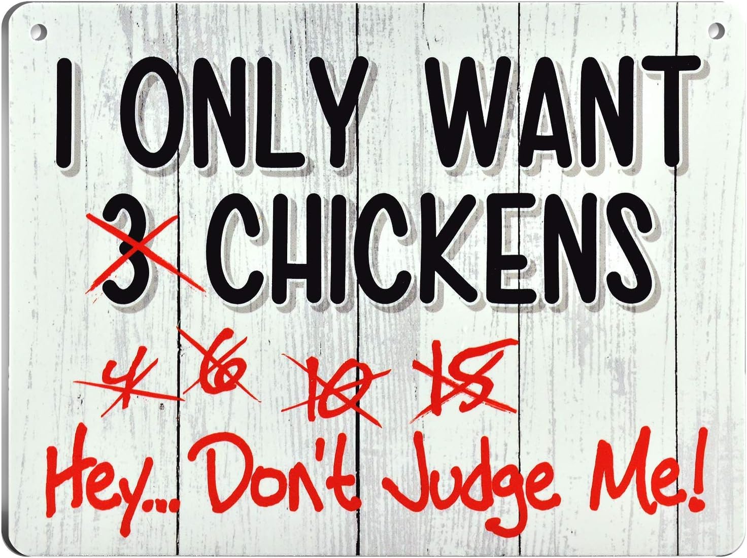 Yard Signs - Bigtime Signs I Only Want Chickens 9