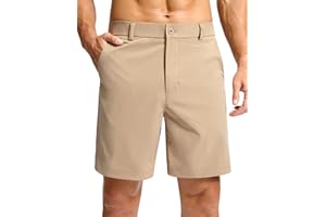 Soothfeel Men's Casual Shorts 7"/ 9" /11" Golf Shorts for Men Flat Front Dress Work Shorts Lightweight with 3 Pockets