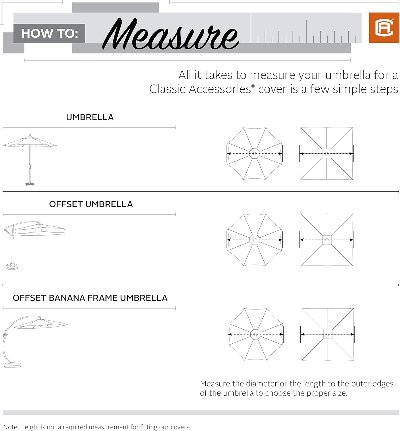 Classic Accessories Veranda Water-Resistant 11 Foot Patio Umbrella Cover : Garden & Outdoor