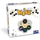 Smart Zone Games Hive- A Game Crawling With Possibilities, (5525890) | Award-Winning Abstract Strategy, Mensa Select Winner, 2 Players, Travel Size
