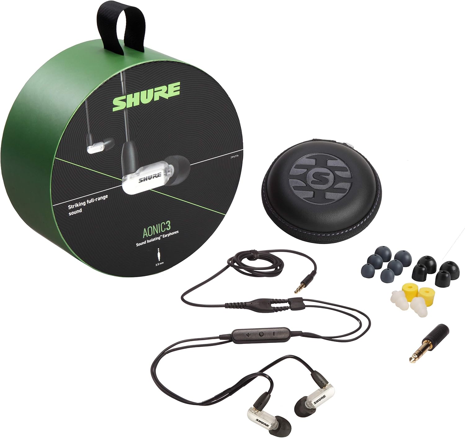 Shure AONIC 3 Wired Sound Isolating Earbuds, Clear Sound, Single Driver, In-Ear Fit, Detachable Cable, Durable Quality - Image 3