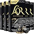 L'OR Espresso Capsules, 50 Count Espresso Onyx, Single-Serve Aluminum Coffee Capsules Compatible with the L'OR BARISTA System & *Nespresso Original Machines