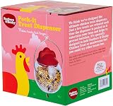 Feathers & Beaky Peck It Chicken Treat Dispenser Toy - Boredom Buster Durable view 1