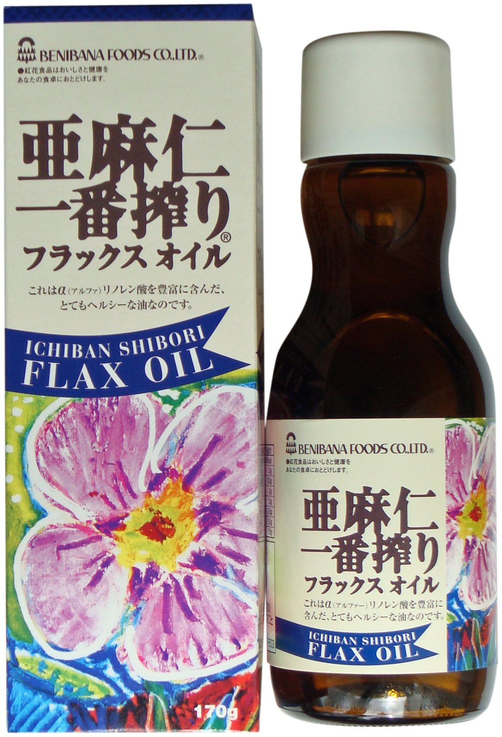 ベニバナ 紅花食品 亜麻仁一番搾り 170g商品画像
