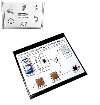 INSIGNIA LABS - Touch Sensor Based LED Lights Control Science Model Kit | School Project Kit