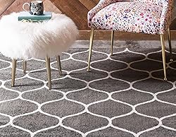 Unique Loom Trellis Frieze Collection Area Rug