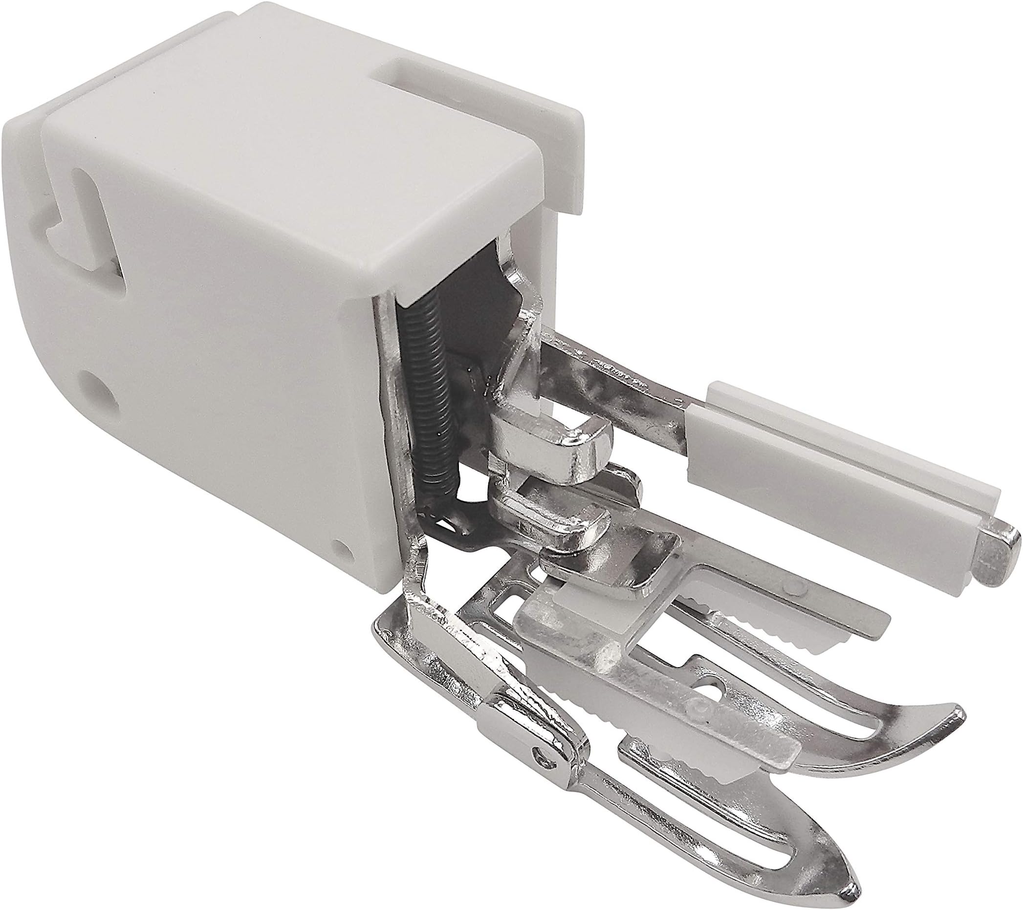 ZickZackNaehmaschine Upper Transport Foot with Edge Ruler for Bernette B37 B38 Sewing Machine