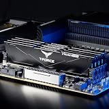 TEAMGROUP T-Force Vulcan 16GB (2x8GB) DDR5 5200MHz CL40 Desktop Memory Black view 2