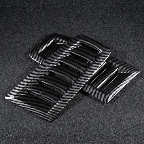 Car Hood Vent Scoop Kit Universal Cold Air Intake Fitment Louvers