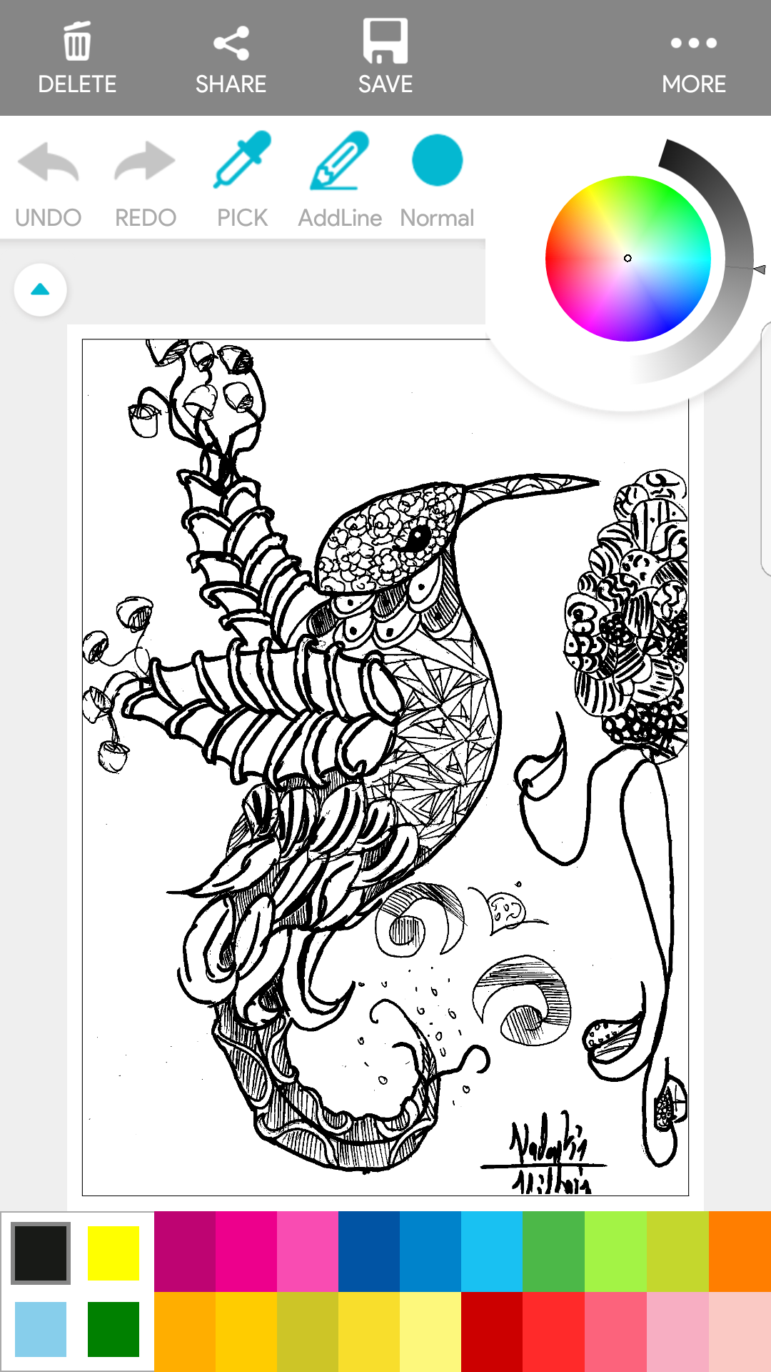 Free Coloring Book App Game 1212 SVG File For DIY Machine Free SVG 
