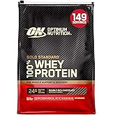 Optimum Nutrition Gold Standard 100% Whey Protein Powder, Double Rich Chocolate 10 Pound (Packaging May Vary)
