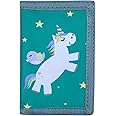 JONYEE Kids Wallet for Boys and Girls, Novelty Wallet for Boys and Girls Ages 5-7, Camo Teen Wallet for Kids Birthday Gifts - Jumping Unicorn