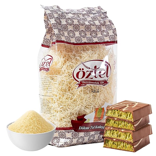 KATAIFI FOR DUBAI CHOCOLATE,(14.4 OZ – 0.9 LB) OZ DRIED & CHOPPED SHREDDED PHYLLO DOUGH, NATURAL KATAIFI SHREDDED FILLO DOUGH
