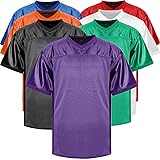 Blank Football Jerseys Mesh Athletic Football Shirt