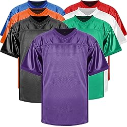 Blank Football Jerseys Mesh Athletic Football Shirt