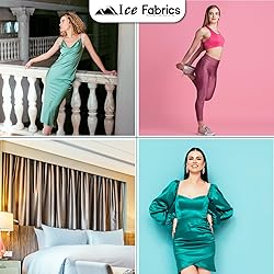 Ice Fabrics 4 Way Stretch Silky Spandex Satin