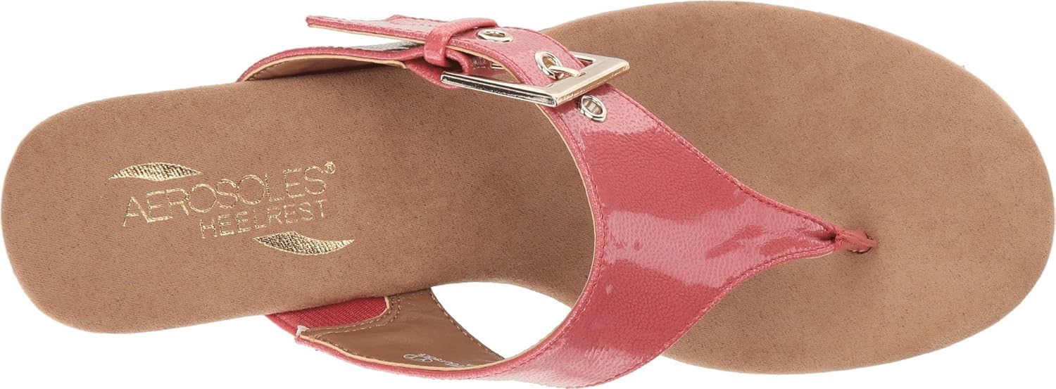 aerosoles flower wedge sandal