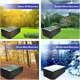 RICHIE Garden Furniture Cover 240x140x90 Green Waterproof Windproof view 4