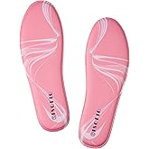 ISQFIQ Memory Foam Inserts for Women Thin 8MM Total Low Profile Design for Foot Pain Relief All Day Comfort Replacement Insoles for Work Boots Sneakers Flats