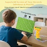 Ashfly Kids Microscope 2" HD Screen Portable USB Mini Camera 3 Lights Orange view 6